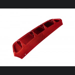 Alfa Romeo Stelvio Rear Diffuser - Carbon Fiber - Quadrifoglio Model - Red Candy